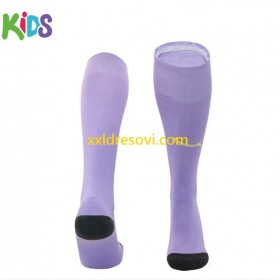 Manchester City Golmanski Gostujući Dječji Sportske Čarape Ljubičasta 2023-2024